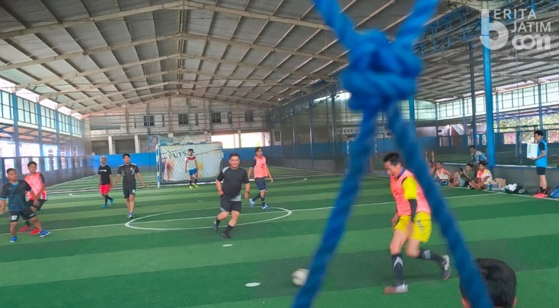Meriahkan HSN 2021, Komunitas Lantai II PCNU Lamongan Gelar Turnamen Futsal