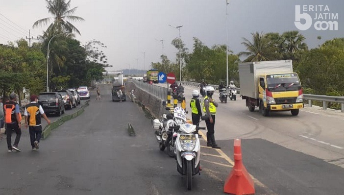 Ada Pengecoran di Jalur Pantura Tuban, Titiknya di Tanjakan Kepet