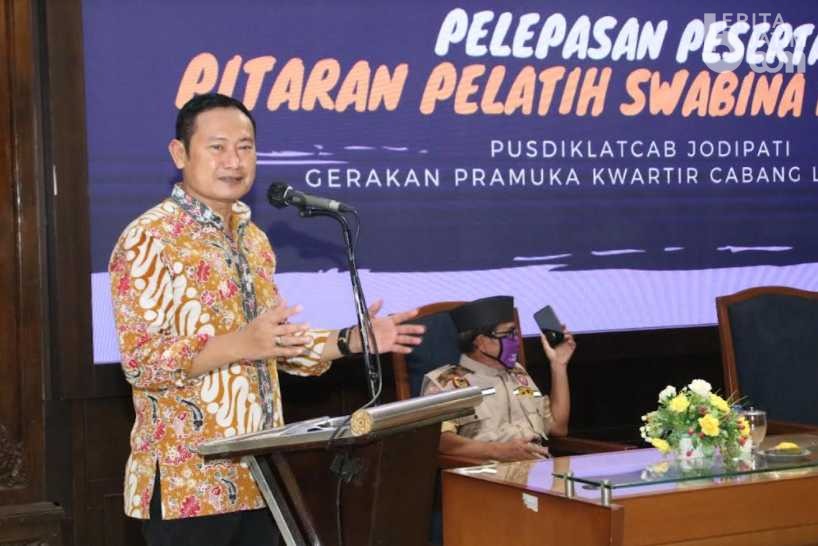Bupati Lamongan Kuatkan Pramuka Sebagai Wadah Soft dan Hard Skill