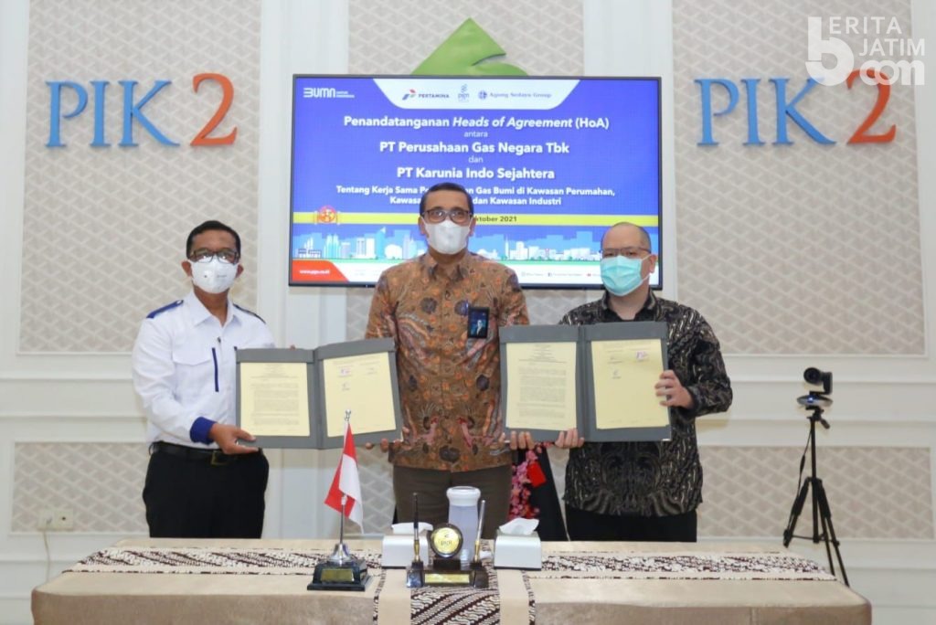 PGN – Agung Sedayu Grup Kerjasama Pemanfaatan Gas Bumi Untuk Kawasan Rumah Tangga dan Komesial