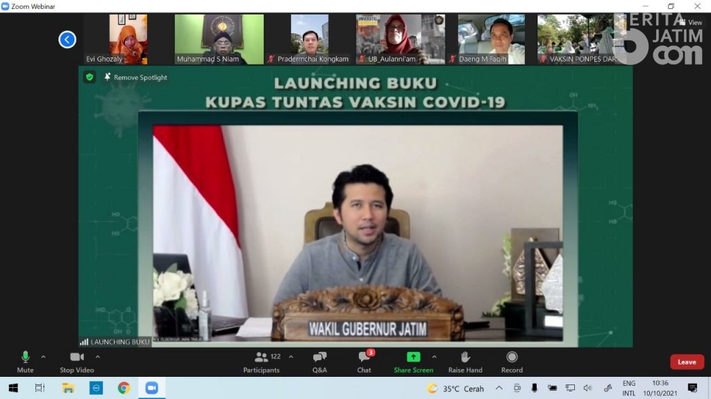 Ajak Vaksinasi Lansia, Wagub Emil: Sayangi Orang Tua dan Eyang Kita