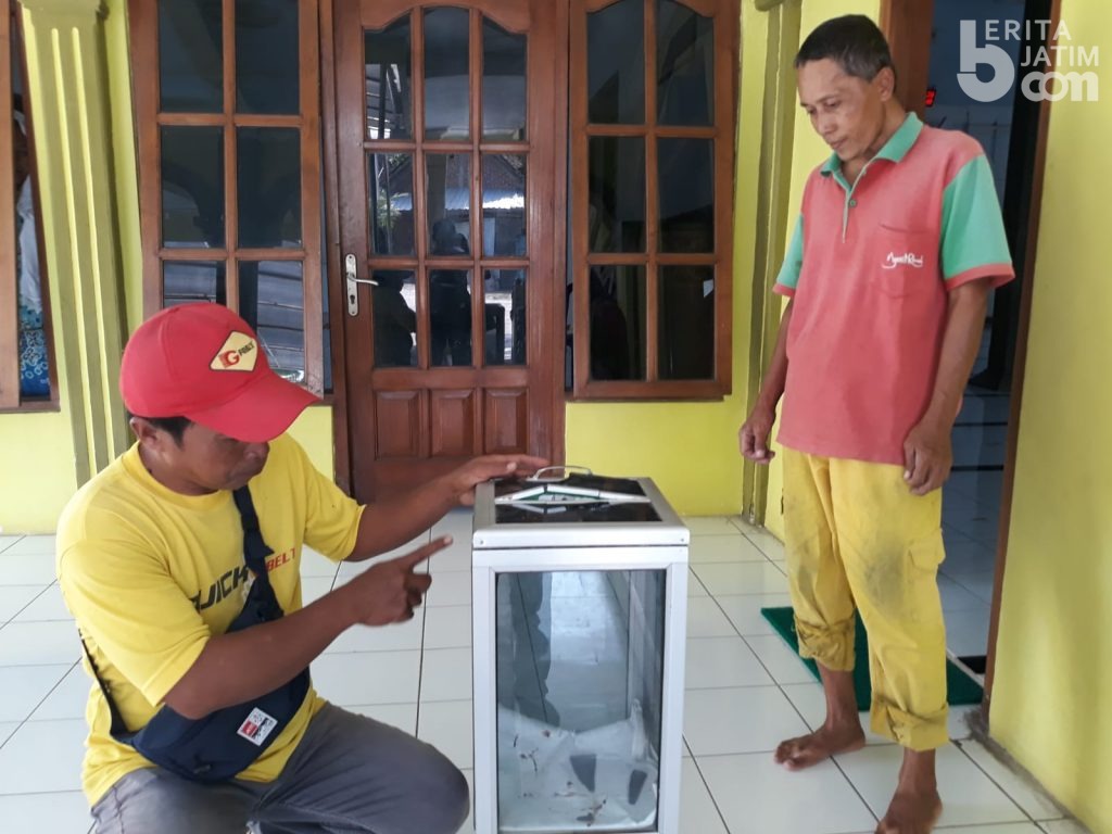 Pencuri Kotak Amal Masjid di Ngawi Terekam CCTV