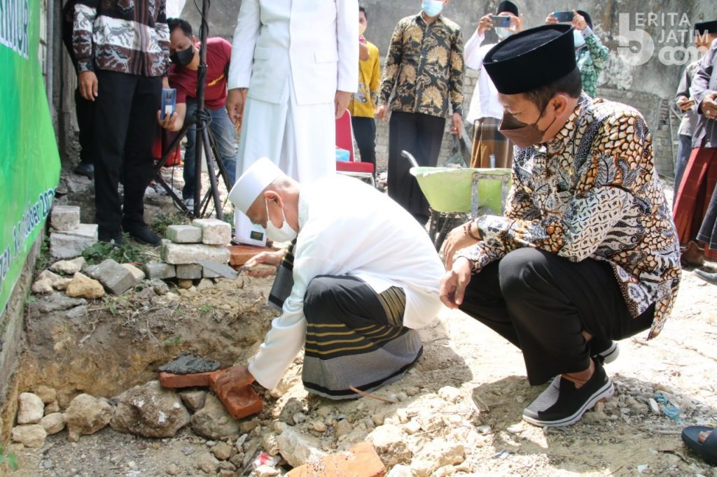 Peletakan Batu Pertama Kantor JATMAN Lamongan, Ikhtiyar Batin Wujudkan Kesejahteraan