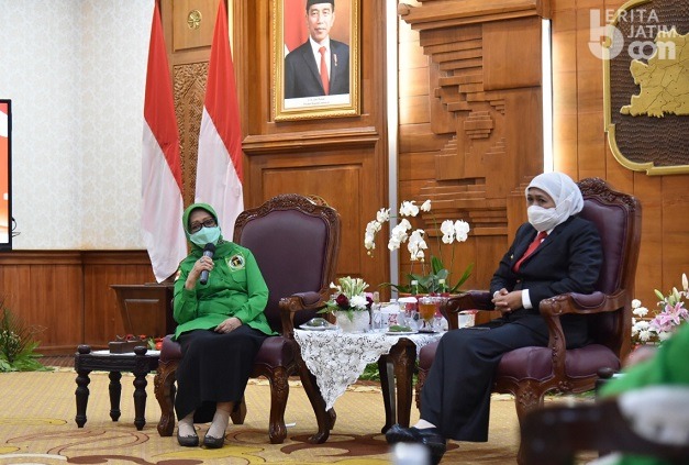 Temui Khofifah, PPP Jatim Siap Bersinergi Bareng Pemprov