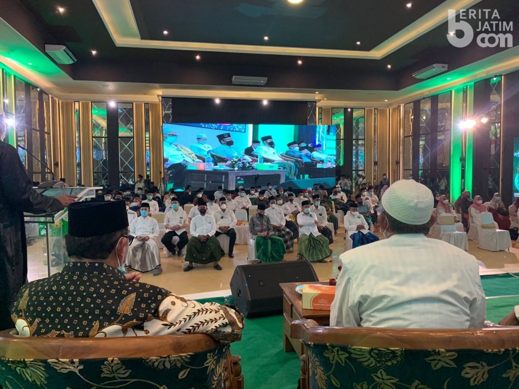 Resepsi Hari Santri Nasional PWNU Jatim Berjalan Meriah Sesuai Prokes