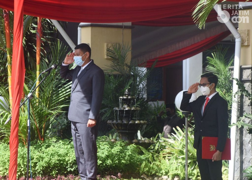 Peringati Sumpah Pemuda, Wali Kota Kediri : Tema Bersatu, Bangkit dan Tumbuh Harus Jadi Perekat Persatuan Serta Bangkit Melawan Pandemi