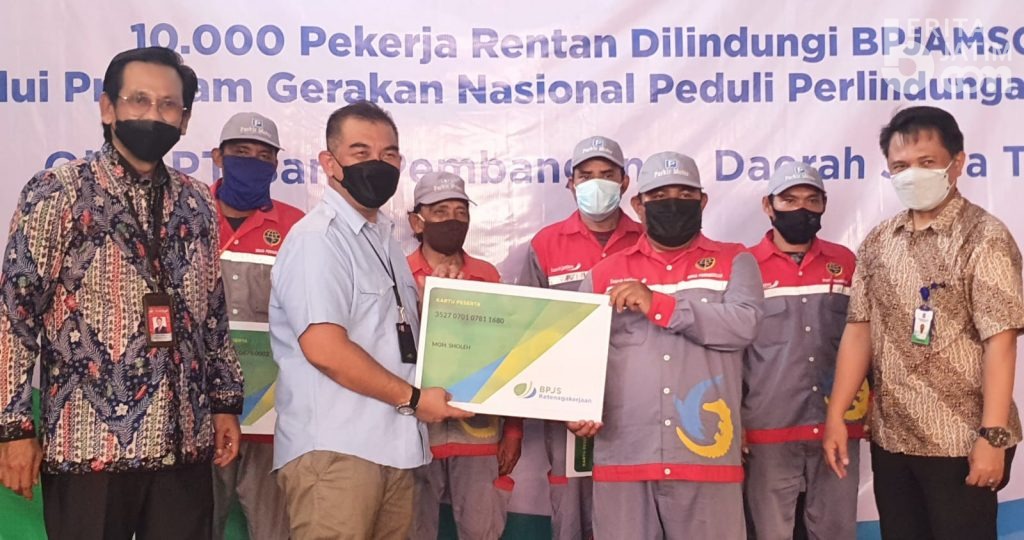 Melalui BPJAMSOSTEK, Bank Jatim Beri Perlindungan ke Pekerja