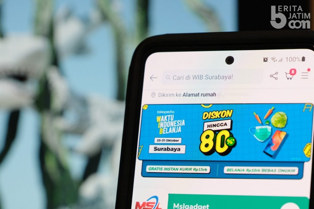 Transaksi Tokopedia di Surabaya Naik Hampir 2 Kali Lipat di Kuartal III 2021