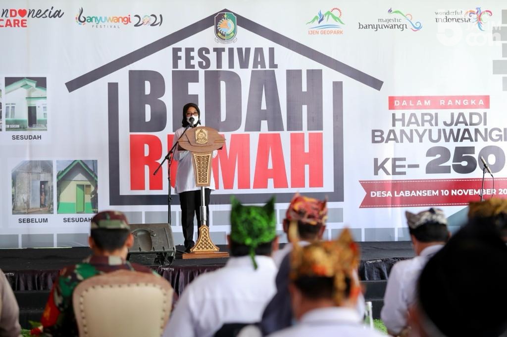 Festival Bedah Rumah Banyuwangi, Ratusan Rumah Ganti Baru