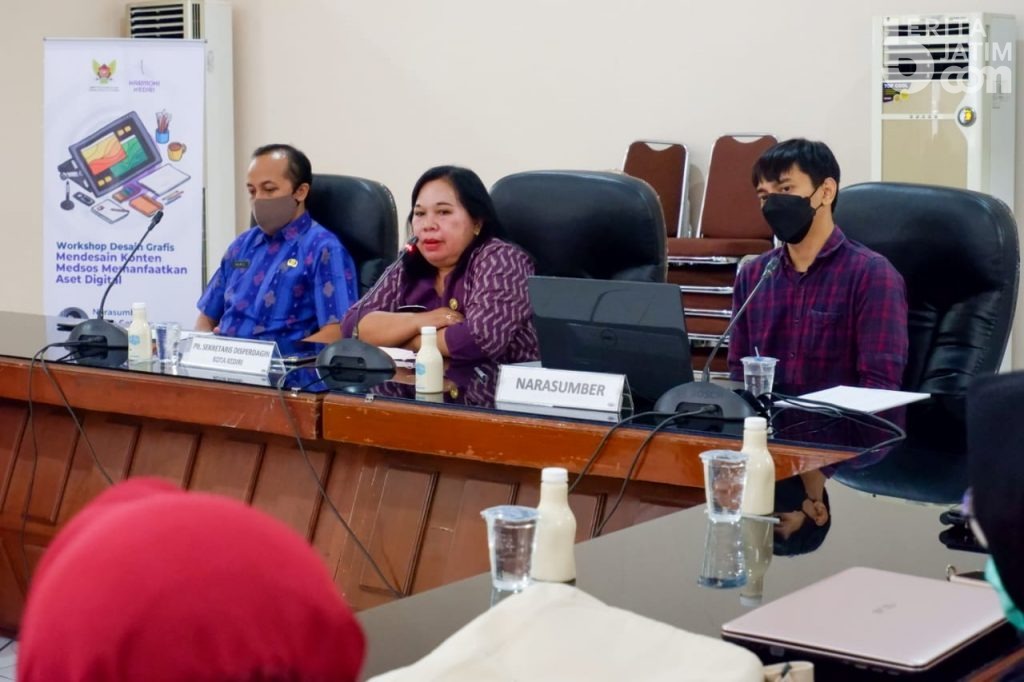 Tingkatkan Ekonomi Kreatif, Pemkot Kediri Gelar Workshop Desain Grafis