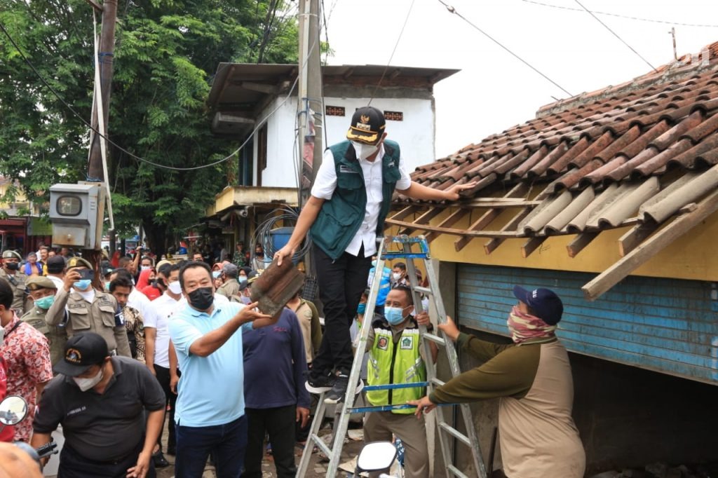 Bekas Balai Desa Suko Sidoarjo Dibongkar