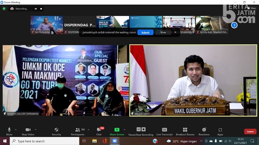 Wagub Emil Janjikan Dukungan Pembiayaan Bank Daerah Bagi Eksportir OK OCE