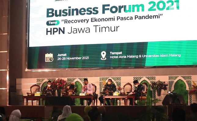 Ketua Gerindra Jatim Jadi Pembicara Acara Business Forum HPN