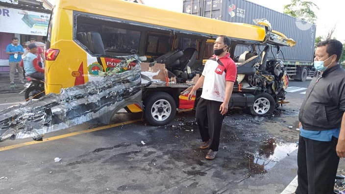 Renggut Nyawa 4 Santri, Sopir Truk Trailer Diringkus Polisi di Sidoarjo