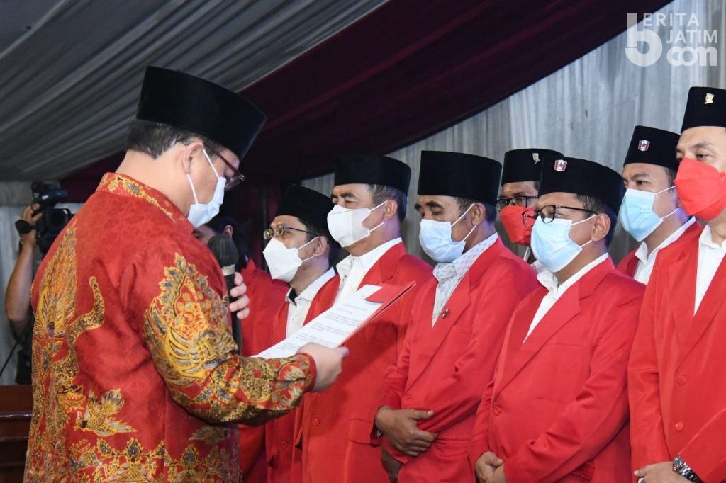 Basarah Lantik Pengurus Baru DPD PA GMNI Jawa Timur di Ponpes Babussalam