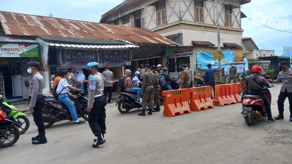 Operasi Yustisi Gabungan di Pelabuhan Kalianget, Jaring Warga Yang Belum Vaksin