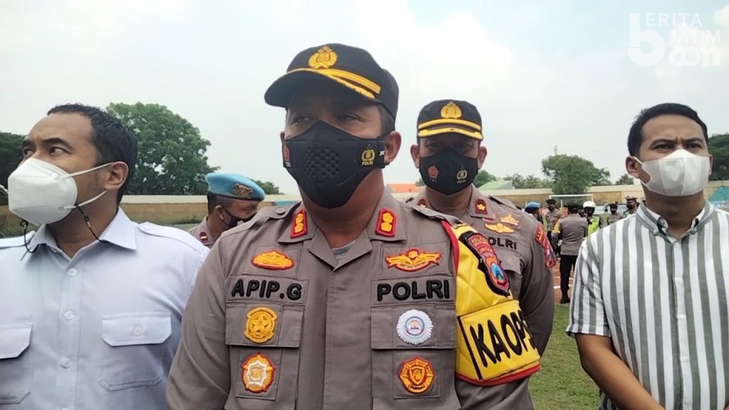 Amankan Liga 3 Jawa Timur Grup F, Polres Mojokerto Terjunkan 100 personil