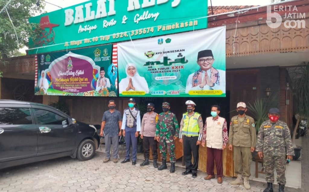 Personil Gabungan Disiagakan di Arena MTQ Jatim 2021