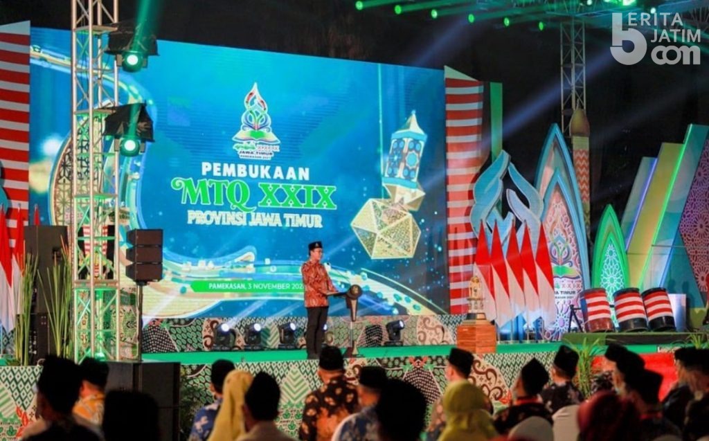 Daftar Rangking 10 Besar MTQ Jatim 2021 di Pamekasan