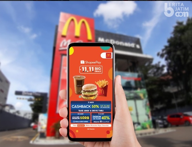 ShopeePay dan McDonald’s Indonesia Perkuat Kolaborasi di ShopeePay 11.11 Big Deals