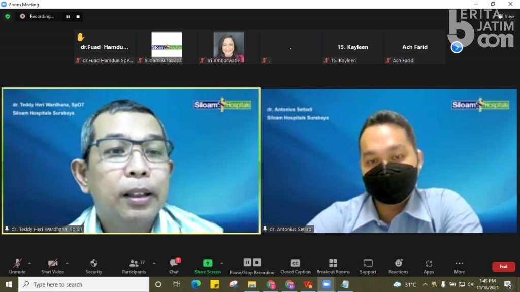 Cara Berolahraga Sesuai Usia dari Edukasi Siloam Hospitals Surabaya