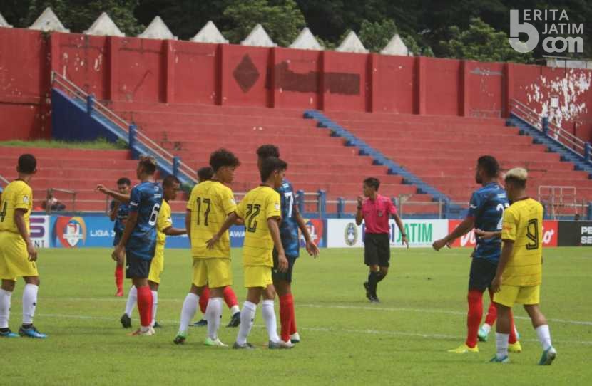Persedikab Kediri Bungkam Persekam Metro FC Malang