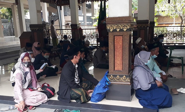 Peziarah Makam Gus Dur Jombang Tak Keberatan Patuhi Prokes
