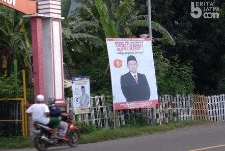 Cakades di Probolinggo Sudah Sebar Alat Peraga Kampanye