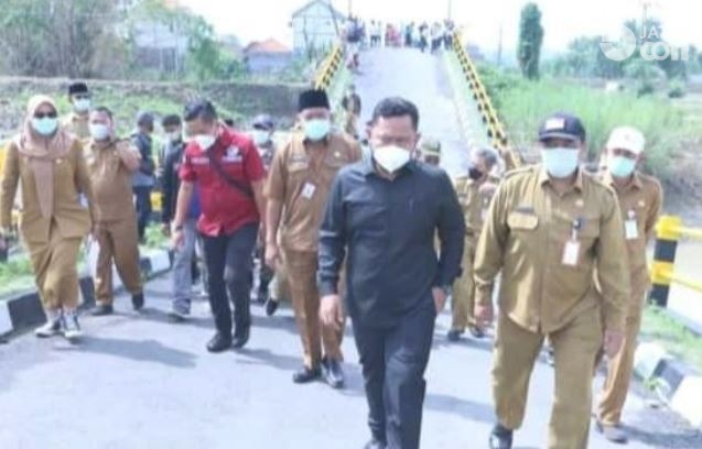Ini Penyebab Amblasnya Jembatan Kacangan Gresik