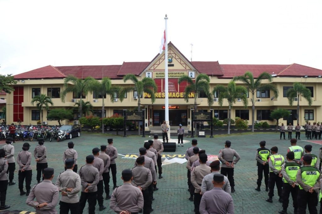 Amankan Tahun Baru, Polres Magetan Bersikap Humanis