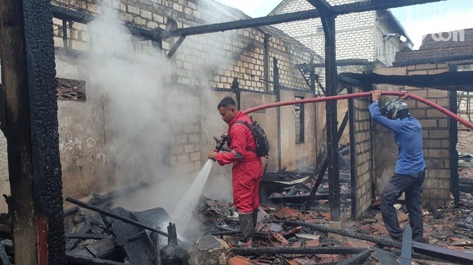 Rumah di Tuban Terbakar, Motor dan Uang Rp 25 Juta Hangus