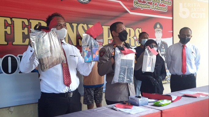 Bobol Konter, Pria di Tuban Gasak Puluhan Ponsel