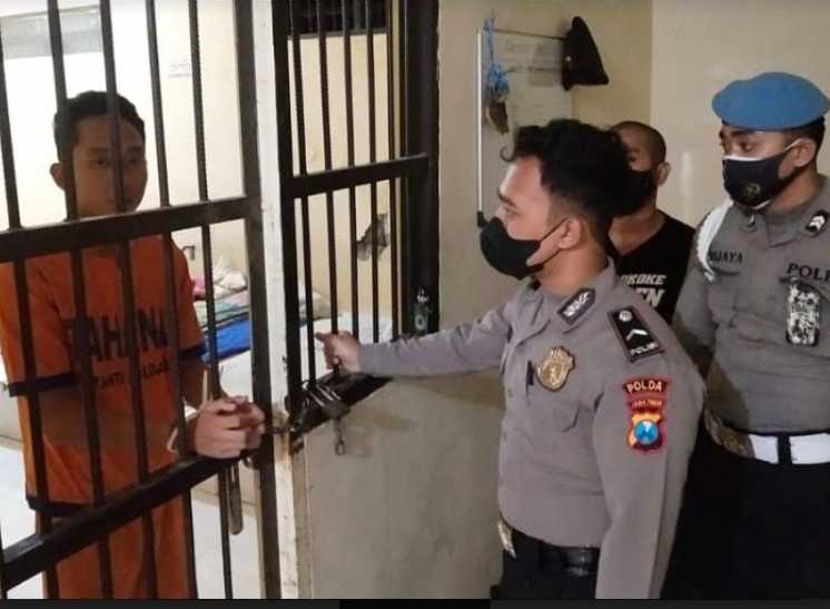 Ini Penampakan Bripka Randy di Tahanan Setelah Jadi Tersangka Kasus Aborsi