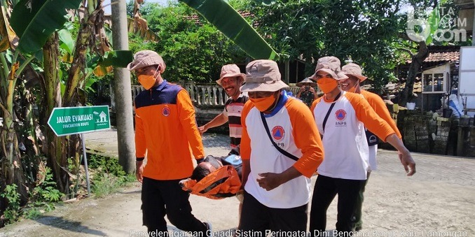 BPNB dan BPBD Lamongan Gelar Geladi Sistem Peringatan Dini Banjir