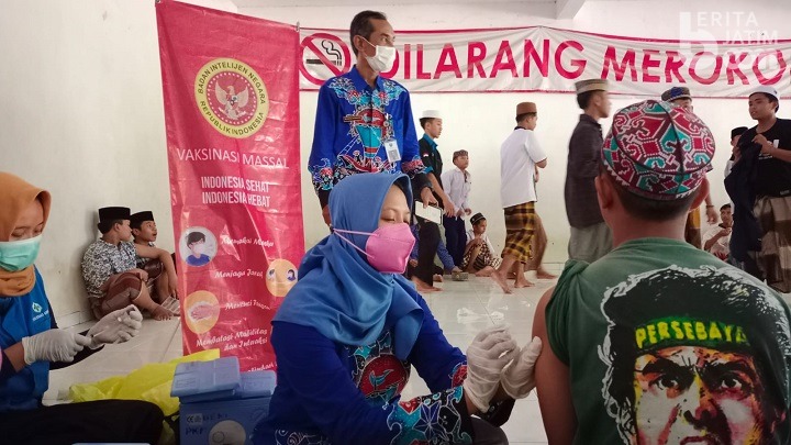 Vaksinasi, BIN Jatim Sasar 4.500 Warga di Kabupaten Probolinggo