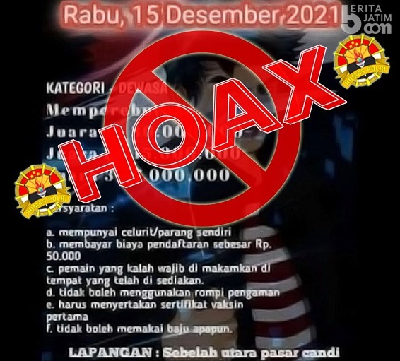 Heboh Beredar Poster Lomba Carok Berhadiah Puluhan Juta Rupiah di Sumenep