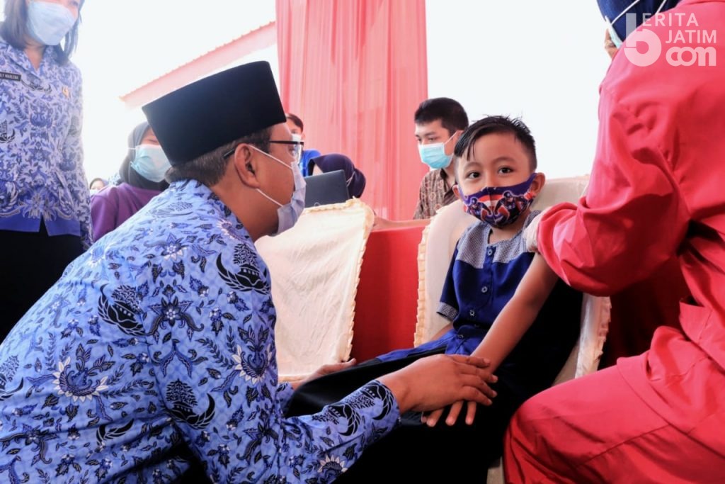 Vaksinasi Anak Usia 6 Sampai 11 Tahun di Kota Pasuruan Sasar 20.409 Jiwa