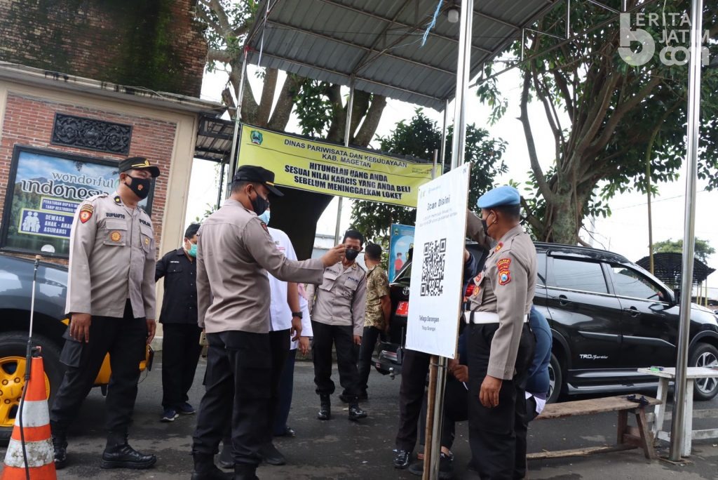 Kapolres Magetan Cek Kesiapan Prokes Tempat Wisata