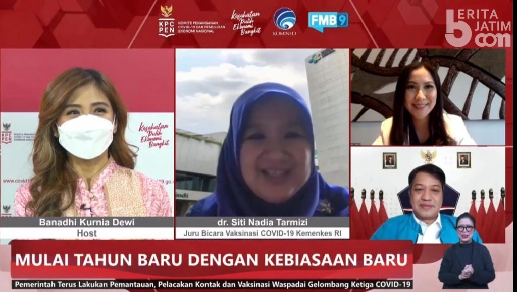Pemerintah Terus Percepat Vaksinasi, Masyarakat Diimbau Tetap Tegakkan Prokes