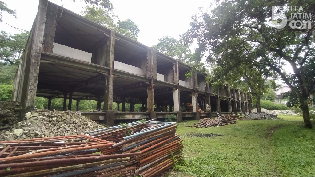 13 Tahun Mangkrak, Pembangunan Gedung Milik PT Surya Inti Permata Pasuruan Dilanjut Lagi
