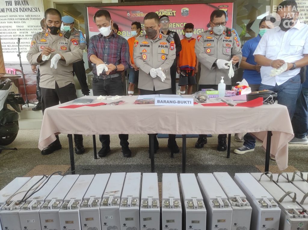Inilah Pencuri Aki Tower di Banyuwangi