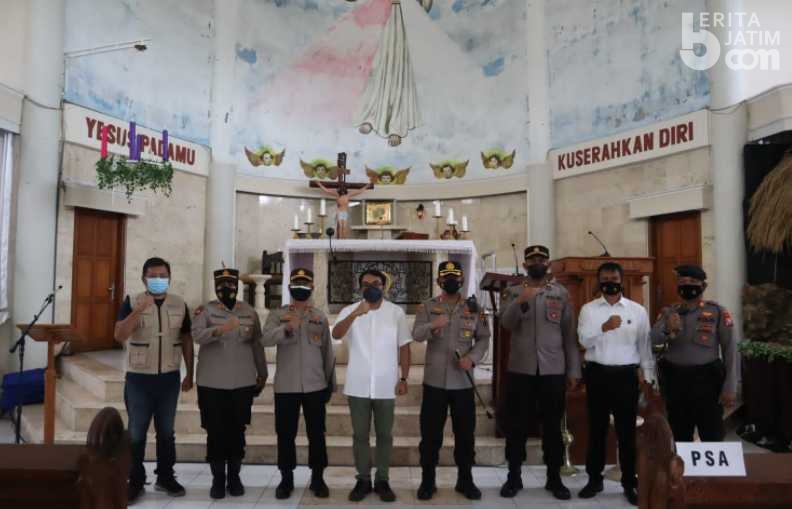 Jelang Natal, Polres Magetan Pastikan Protkes dan Keamanan Ibadah di Gereja