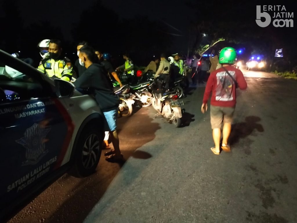 Razia Balap Liar, 31 Pemotor Diamankan Polres Kediri balap liar