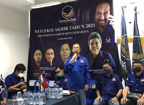 Refleksi Akhir Tahun, NasDem Surabaya Fokus Pada Isu Fundamental