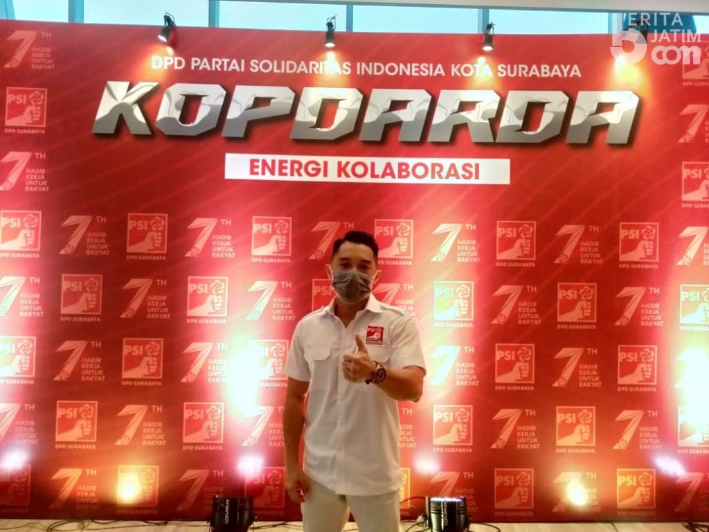 Kepengurusan Baru, Eric Komala Resmi Nakhodai DPD PSI Surabaya