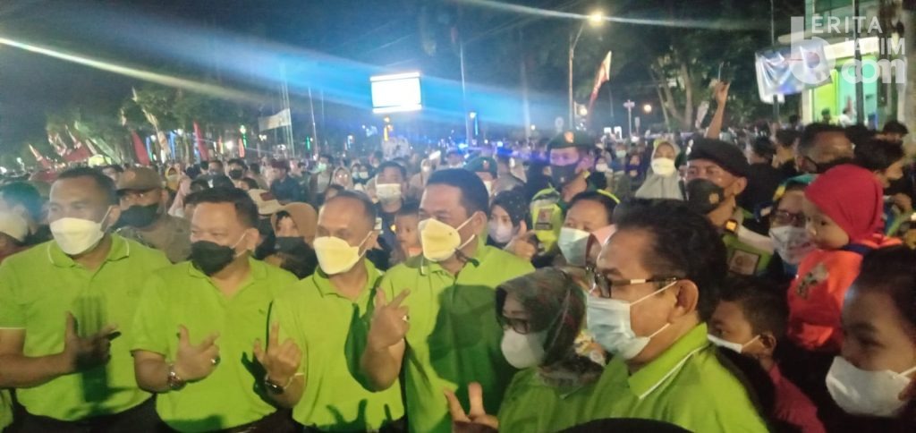 Ketua DPRD Jombang Sayangkan Kerumunan Massa di Acara Peresmian Trotoar