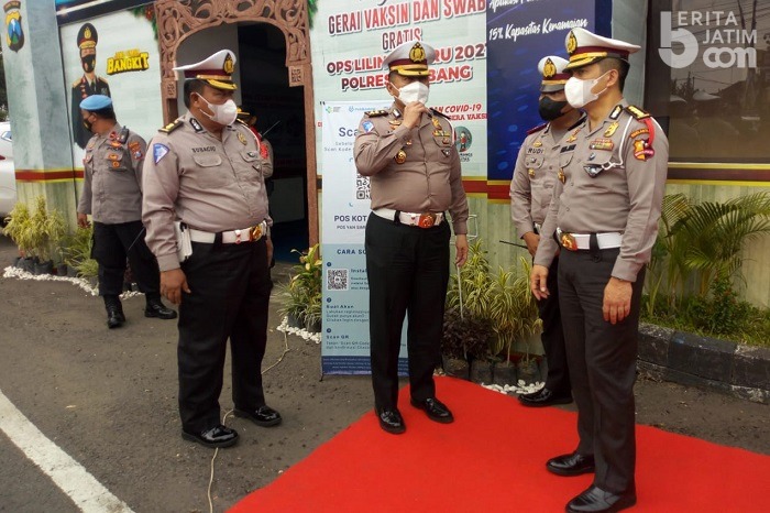 Korlantas Polri Tinjau Kesiapan Pengamanan Tahun Baru di Jombang