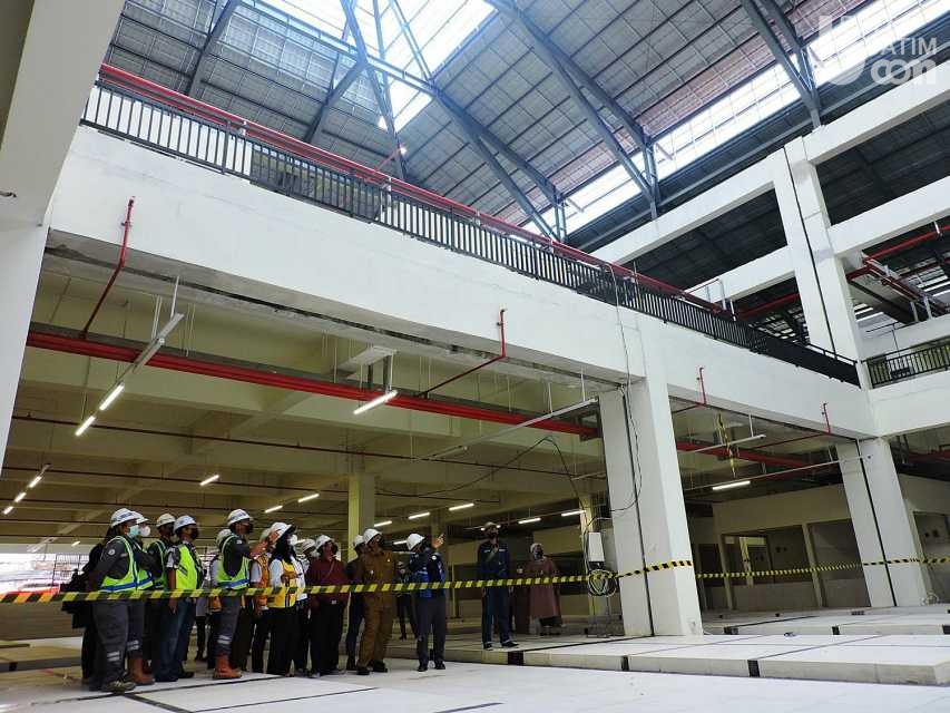 Dirjen Cipta Karya PUPR Kecewa Pasar Besar Ngawi Masih Bocor