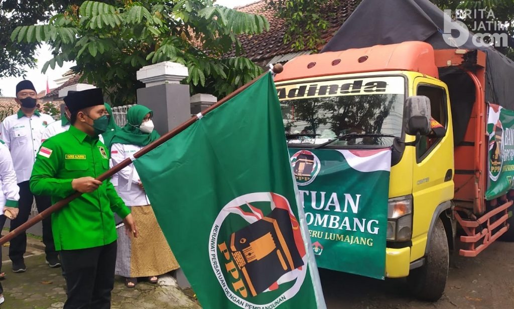 PPP Jombang Kirim Bantuan untuk warga Terdampak Erupsi Gunung Semeru