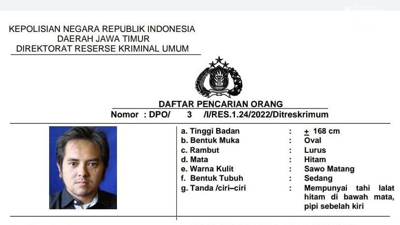 Anak Kiai di Jombang Jadi DPO Kasus Dugaan Cabul